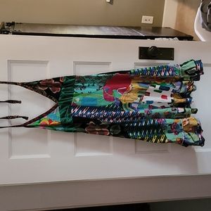 Desigual Multicolor Halter Dress